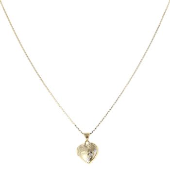 Gold Plated Silver 'Special Mum' Heart Locket and Chain 18"