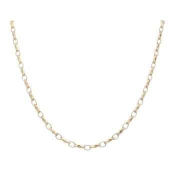 14ct Yellow Gold Fancy Chain 24"