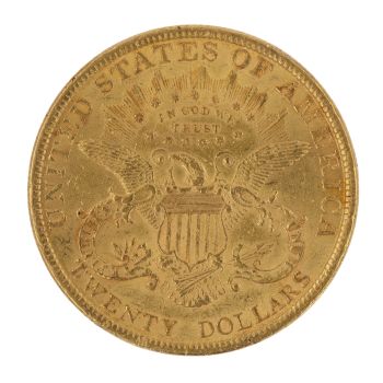 1899 Double Eagle Liberty 20 Dollars USA Coin