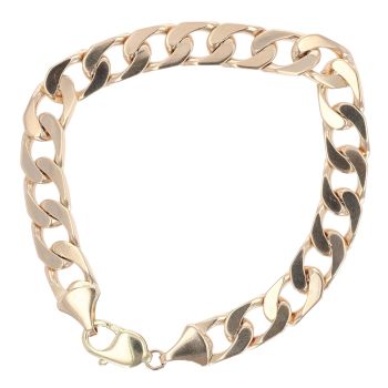 9ct Yellow Gold Curb Bracelet 8.5"