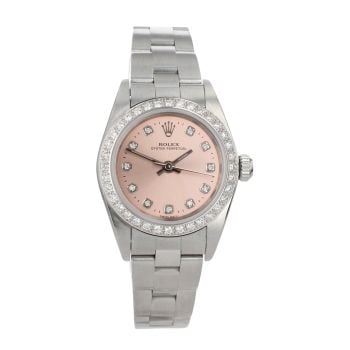 Rolex Custom Oyster Perpetual Pre Owned Watch Ref 76080