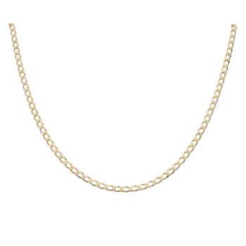 9ct Yellow Gold Curb Chain 24"