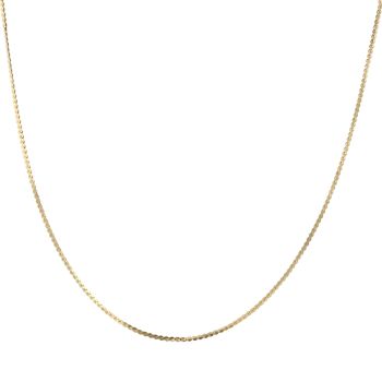 18ct Yellow Gold Serpentine Chain 16"