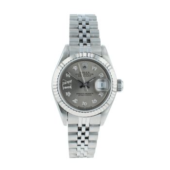 Rolex Custom Datejust Pre Owned Watch Ref 69174