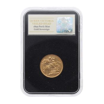 1899 Victoria Old Head Australia Full Sovereign Coin Proof Boxed