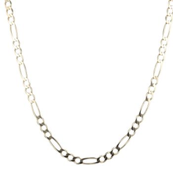 9ct Yellow Gold Figaro Chain 18"