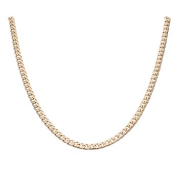 9ct Yellow Gold Curb Chain 18"