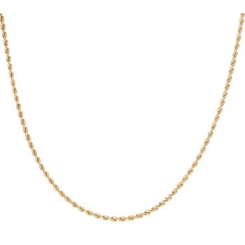 9ct Yellow Gold Rope Chain 18"