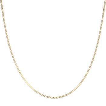 18ct Yellow Gold Curb Chain 20"