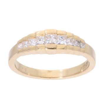 18ct Yellow Gold 0.54ct Diamond Eternity Ring