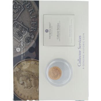 1907 Edward VII Large Head UK Full Sovereign Coin Sealed