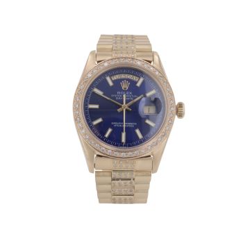 Rolex Custom Day-Date Pre Owned Watch Ref 1803