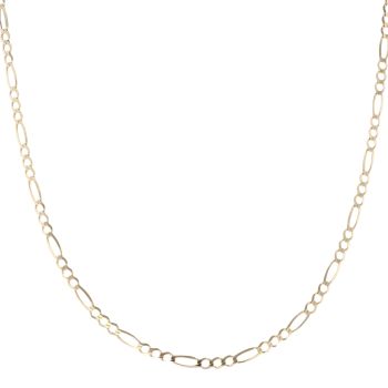 9ct Yellow Gold Figaro Chain 24"