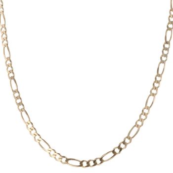 9ct Yellow Gold Figaro Chain 20"