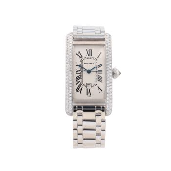 Cartier Tank Americaine Pre Owned Watch Ref 2490