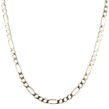 9ct Yellow Gold Figaro Chain 22"