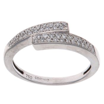 18ct White Gold 0.25ct Brilliant Cut Diamond Solitaire Ring