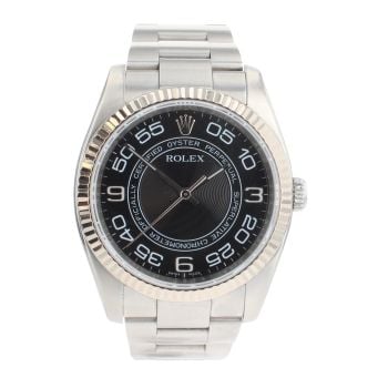 Rolex Custom Oyster Perpetual Pre Owned Watch Ref 116000