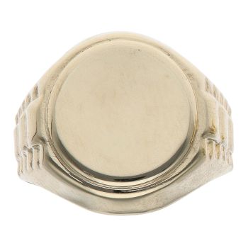 14ct Yellow Gold Watch Style Signet Ring