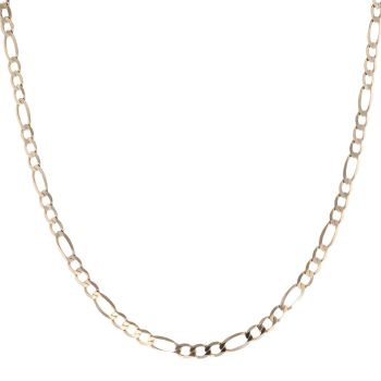 9ct Yellow Gold Figaro Chain 18"