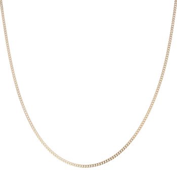9ct Yellow Gold Curb Chain 22"