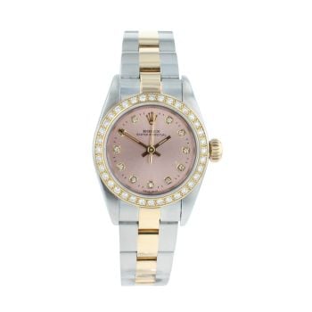 Rolex Custom Oyster Perpetual Pre Owned Watch Ref 67183