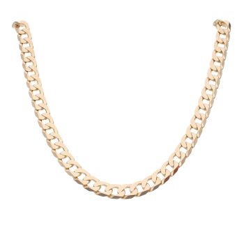 9ct Yellow Gold Curb Chain 20"