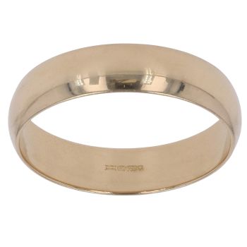 18ct Yellow Gold 5mm Wedding Band