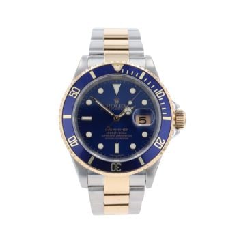 Rolex Submariner 'Bluesy' Pre Owned Watch Ref 16613
