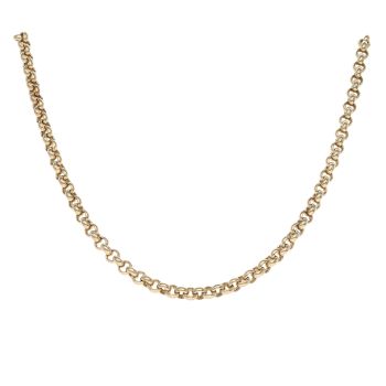 9ct Yellow Gold Belcher Chain 22"