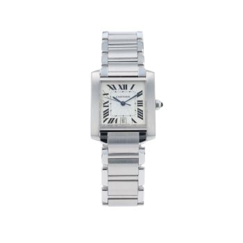 Cartier Tank Francaise Pre Owned Watch Ref 2302