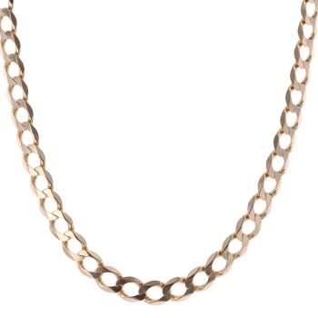 9ct Yellow Gold Curb Chain 28"