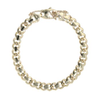 9ct Yellow Gold Fancy Bracelet 8.5"