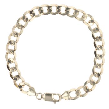 9ct Yellow Gold Curb Bracelet 8.5"