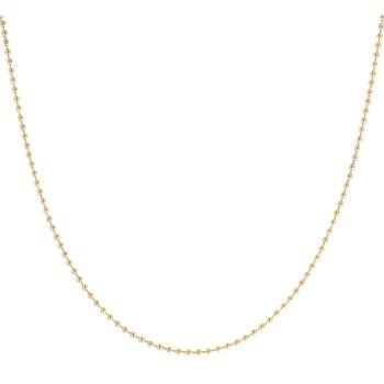 9ct Yellow Gold Bead Chain 26"