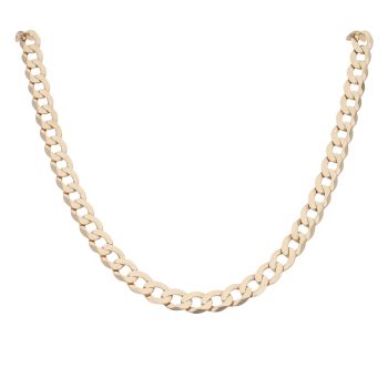 9ct Yellow Gold Curb Chain 20"