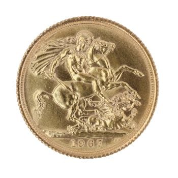 1967 Elizabeth II Full Sovereign Coin