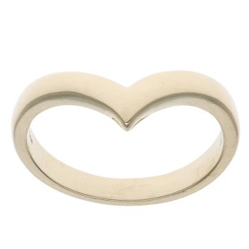9ct Yellow Gold Wishbone Ring