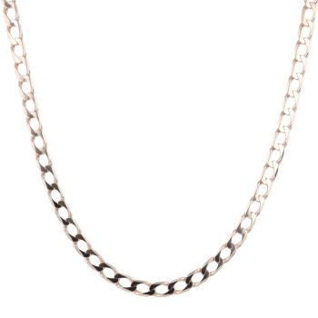 9ct Yellow Gold Curb Chain 20"