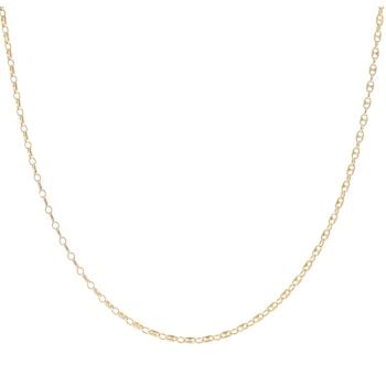 14ct Yellow Gold Button Chain 20"