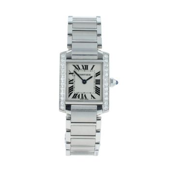 Cartier Custom Tank Francaise Pre Owned Watch Ref 2384 (W51008Q3)