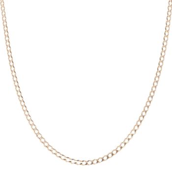 9ct Yellow Gold Curb Chain 22"