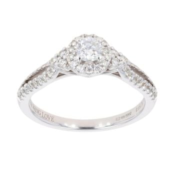 18ct White Gold 0.69ct Diamond Solitaire Ring