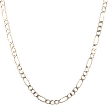 9ct Yellow Gold Figaro Chain 22"
