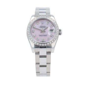 Rolex Custom Datejust Pre Owned Watch Ref 179160