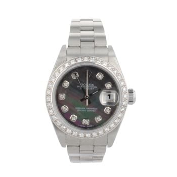 Rolex Custom Oyster Perpetual Date Pre Owned Watch Ref 79160
