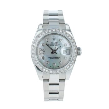 Rolex Custom Datejust Pre Owned Watch Ref 179160