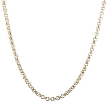 9ct Yellow Gold Belcher Chain 22"
