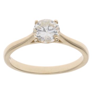 9ct Yellow Gold 1.00ct Brilliant Cut Diamond Solitaire Ring