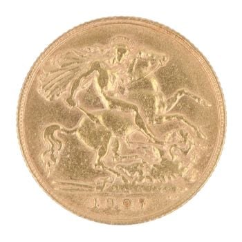 1907 Edward VII Half Sovereign Coin